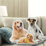 Custom Photo Pillow - Personalized Shape, Zippered, Machine Washable with Cotton Fill - Perfect for Home Decor, Cars, Beds & Sofas - Great Gift Idea