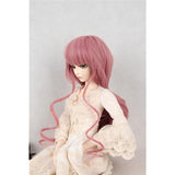 elvesmall Wig Pink Curly Hair For 8-9 inch 22cm-24cm 1/3 BJD SD Doll