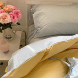elvesmall Pastel Pillowcase With Ties Bedding Set