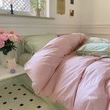 elvesmall Pastel Pillowcase With Ties Bedding Set