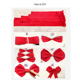 elvesmall  Christmas Tree Decoration New Year Party Prop Christmas Big Bow EVA Shop Display Wedding Party Prop Festivity Occasion DIY