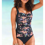 New Multi Large Solid Color Printed One Piece Women's Sexy Swimsuit