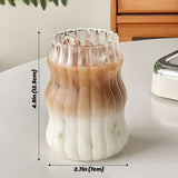 elvesmall Cold Coffee Retro Glass Cup