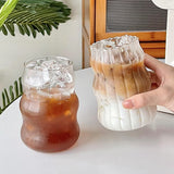 elvesmall Cold Coffee Retro Glass Cup