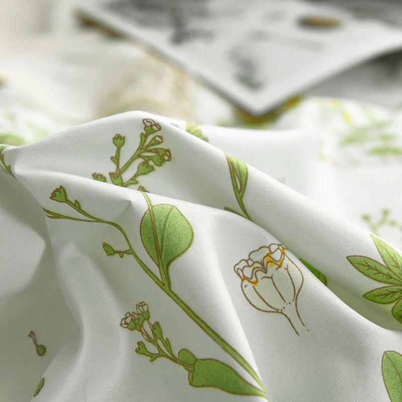 elvesmall Village Flowers Bedding Set