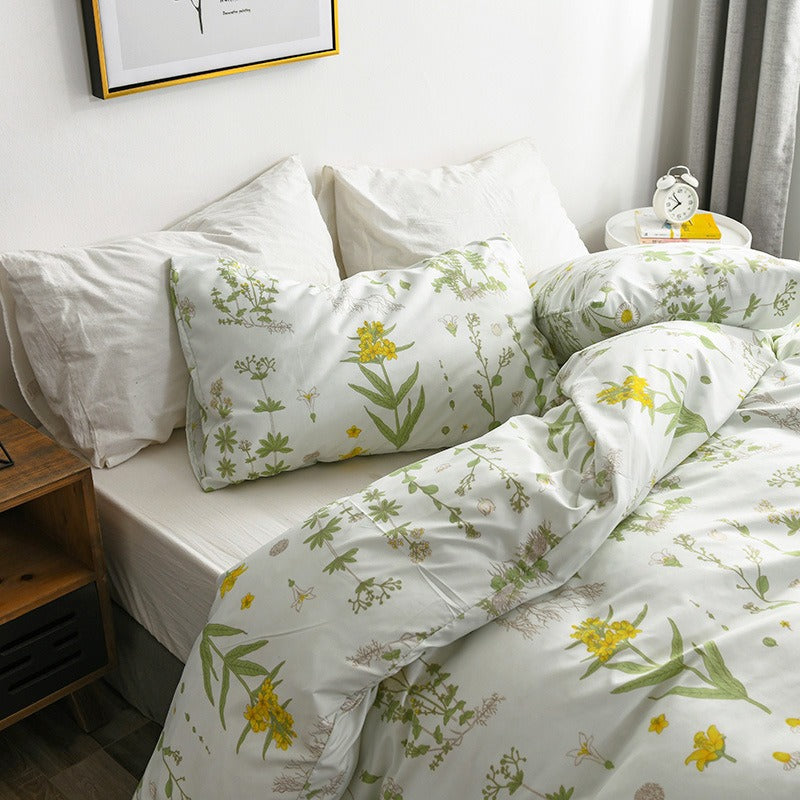 elvesmall Village Flowers Bedding Set