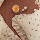 elvesmall Cottagecore Ruffled Cozy Bedsheet Set
