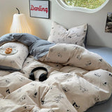 elvesmall Little Puppy Print Bedding Set