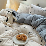 elvesmall Little Puppy Print Bedding Set