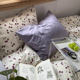 elvesmall Purple Cherries Bedding Set