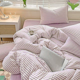 elvesmall Cozy Striped Bedding Set