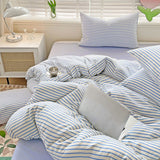elvesmall Cozy Striped Bedding Set