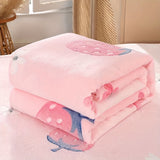 Ultra-Soft Snowflake Fleece Throw Blanket - Cozy, Warm & Versatile for Couch, Bed, Travel | Machine Washable Polyester