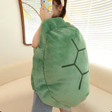 Turtle Wearable Blanket Pillow - Throw Pillows, Cozy Aqua Cuddles Comfort Companion for Home and Relaxing, Soft Adult Turtle Shell Pillow with Wearable Design