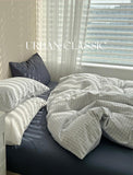 elvesmall Pastel Plaid Bedsheet Set