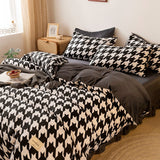 elvesmall Dogtooth Check Bedding Set