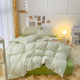 elvesmall Dogtooth Check Korean Bedding Set 2.0