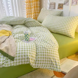 elvesmall Dogtooth Check Korean Bedding Set 2.0