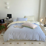 elvesmall Dusty Pastel Shades Cotton Bedding Set