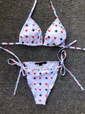 Hot Selling Bikini Women Fashion Swimwear IN Stock Swimsuit Bandage Sexy Bathing Suits Sexy pad Tow-piece 5 Styles