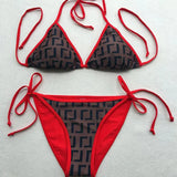 Hot Selling Bikini Women Fashion Swimwear IN Stock Swimsuit Bandage Sexy Bathing Suits Sexy pad Tow-piece 5 Styles