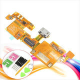 elvesmall USB Charging Charger Port Connector Flex Cable Ribbon Replacement With Tool For ZTE Blade V6