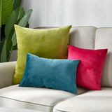 Pack of 3 throw pillows (with inserts) in 3 different sizes. PREMIUM MATERIAL The throw pillow cases are soft, durable on both sides. Super comfortable, skin-friendly, and wear-resistant. HIGH QUALITY Invisible and hidden zipper is sewed with neat stitche