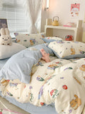 elvesmall Peter Rabbit Cottagecore Bedding Set