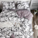 elvesmall Marble Bedding Set