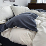elvesmall Pastel Double-Sided Aesthetic Bedding Set