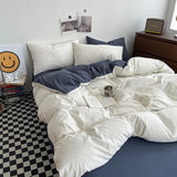 elvesmall Pastel Double-Sided Aesthetic Bedding Set