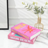 elvesmall Preppy Cities Fake Book Storage Box