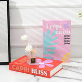 elvesmall Preppy Cities Fake Book Storage Box