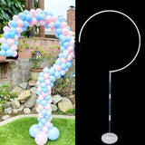 elvesmall  Valentine's Day Gender Reveal Balloons Column Holder Question Balloon Stand Boy or Girl Gender Reveal Party Decoration Baby Shower Supplies