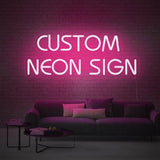 OHANEE Design Name Custom Logo Led Neon Sign Light for Room Wedding Party Birthday Bedroom Name Personalized Decoration