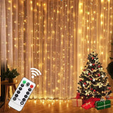 3m LED String Lights Christmas Decoration Curtain String Lights Xmas Lamp For New Year Wedding Party Curtain Garden Decoration