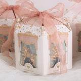 elvesmall Carousel Paper Gift Box Wedding Favors And Gifts Party Baby Shower Candy Packaging Box Birthday Party Decorations Present Boxes