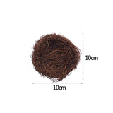 elvesmall 8-25cm Nature Bird Nest Easter Decoration DIY Handmade Craft Birds Nest for Easter Party Home Garden Decoration