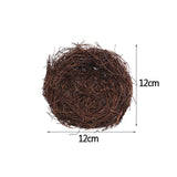 elvesmall 8-25cm Nature Bird Nest Easter Decoration DIY Handmade Craft Birds Nest for Easter Party Home Garden Decoration