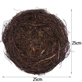 elvesmall 8-25cm Nature Bird Nest Easter Decoration DIY Handmade Craft Birds Nest for Easter Party Home Garden Decoration