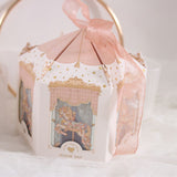 elvesmall Carousel Paper Gift Box Wedding Favors And Gifts Party Baby Shower Candy Packaging Box Birthday Party Decorations Present Boxes