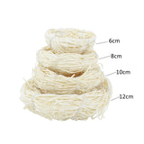 elvesmall 8-25cm Nature Bird Nest Easter Decoration DIY Handmade Craft Birds Nest for Easter Party Home Garden Decoration