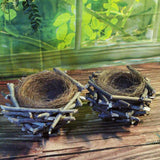 elvesmall 8-25cm Nature Bird Nest Easter Decoration DIY Handmade Craft Birds Nest for Easter Party Home Garden Decoration