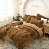 New Velvet Bedding Sets Mink Four Piece Set Plush Crystal Coral Velvet Quilt Cover Sheet Pillow Case Comforters Quilt Bed Suits