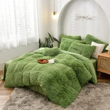 New Velvet Bedding Sets Mink Four Piece Set Plush Crystal Coral Velvet Quilt Cover Sheet Pillow Case Comforters Quilt Bed Suits