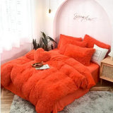 New Velvet Bedding Sets Mink Four Piece Set Plush Crystal Coral Velvet Quilt Cover Sheet Pillow Case Comforters Quilt Bed Suits