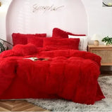 New Velvet Bedding Sets Mink Four Piece Set Plush Crystal Coral Velvet Quilt Cover Sheet Pillow Case Comforters Quilt Bed Suits