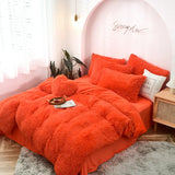 New Velvet Bedding Sets Mink Four Piece Set Plush Crystal Coral Velvet Quilt Cover Sheet Pillow Case Comforters Quilt Bed Suits