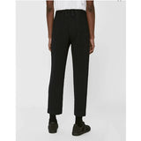 Miyake Pleated men's casual straight pants harem pants trend loose nine points running track pants men 2005 LJ201222