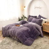 New Velvet Bedding Sets Mink Four Piece Set Plush Crystal Coral Velvet Quilt Cover Sheet Pillow Case Comforters Quilt Bed Suits